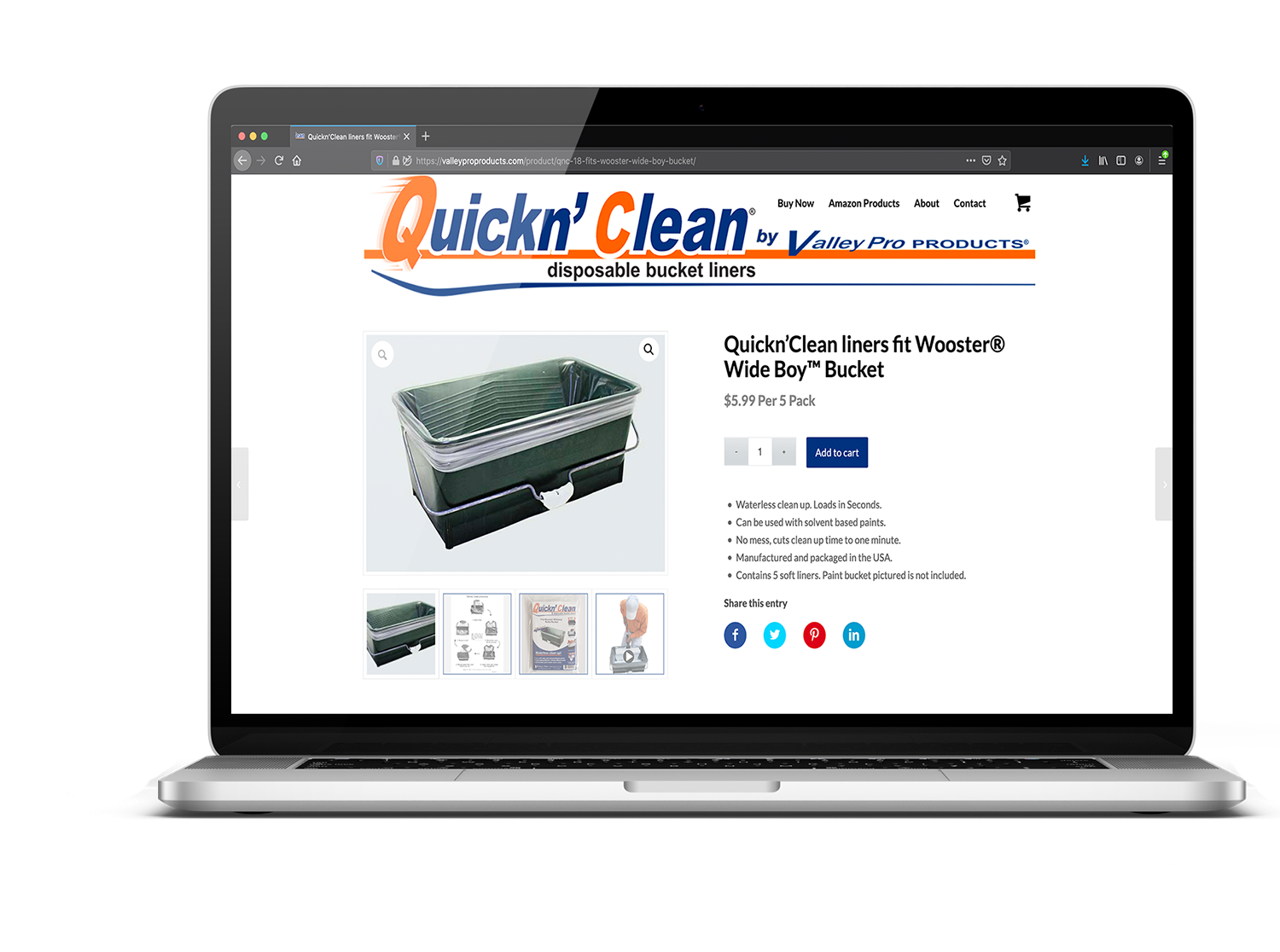 Quickn Clean - eCommerce Store